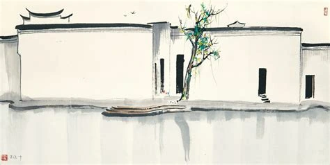 Two Swallows by Wu Guanzhong
