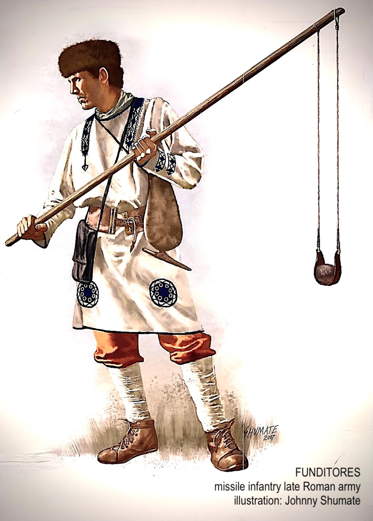 Staff-slinger of the Late Roman Army
