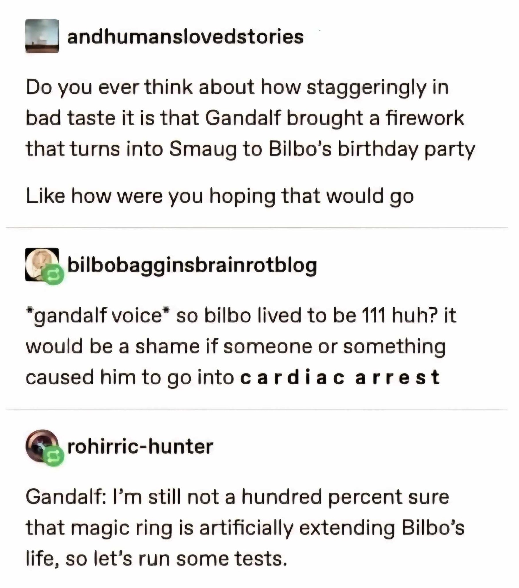 Stress test for Bilbo
