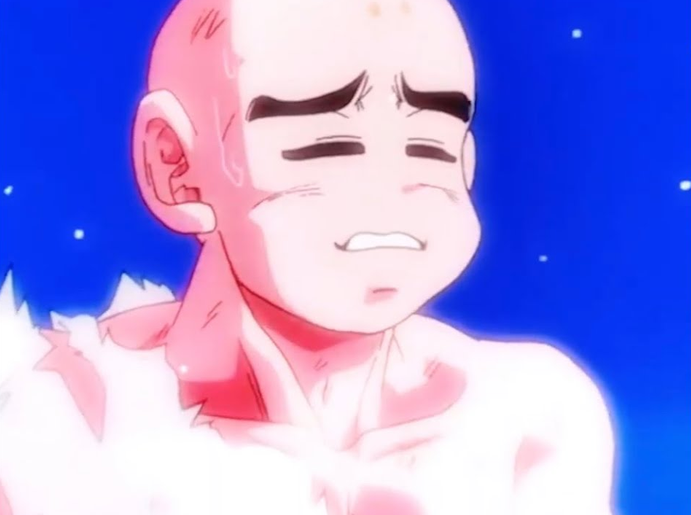 TFS DBZ Abridged Kai EP funny Krillin face png