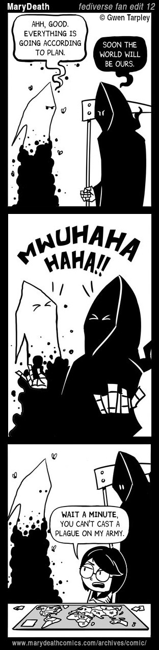 MaryDeath - A Plague [comic, fan edit]
