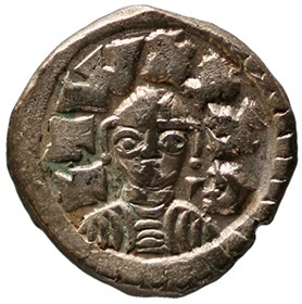 Aksumite (Modern-day Ethiopia) silver coin, ~590-610 AD