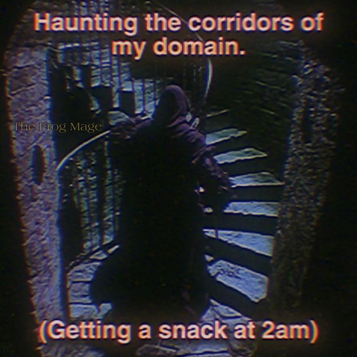 Haunting the corridors of my domain (getting a snack at 2 am)