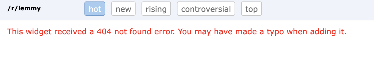There goes r/lemmy from the res dashboard