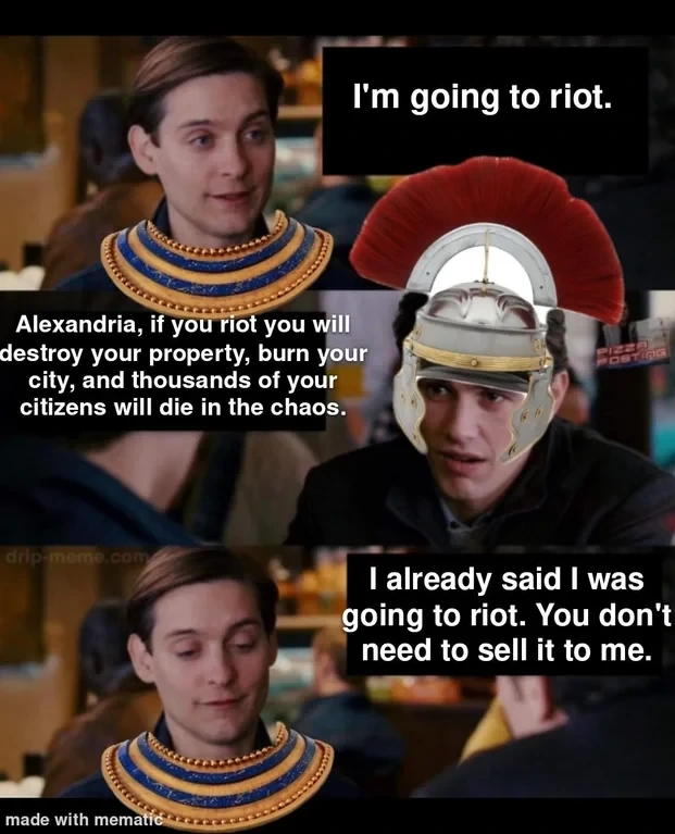 Alexandria do like a good riot