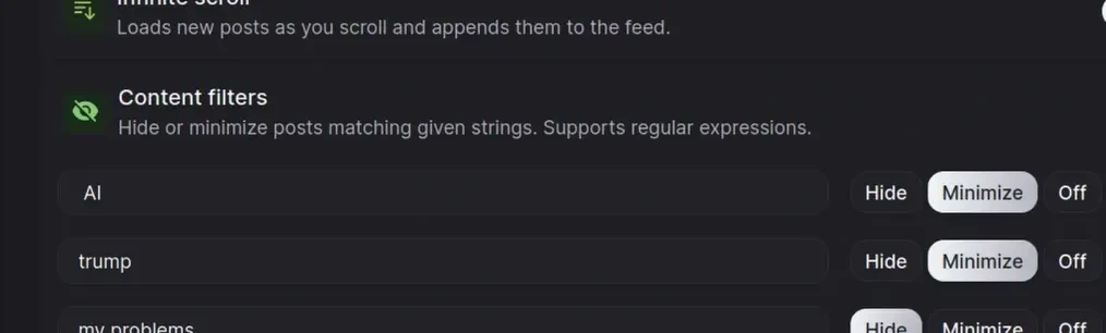 [Feature] keyword filters