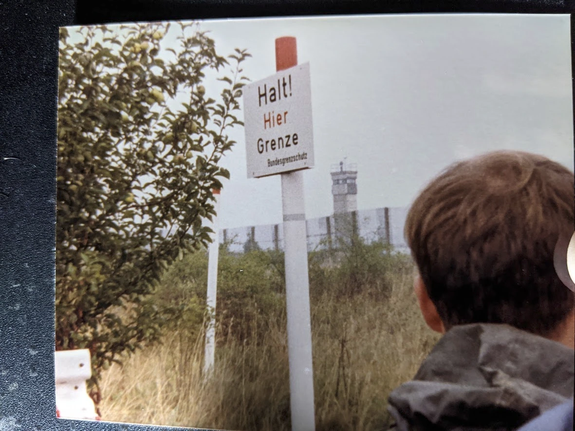east german gaurd tower across the border