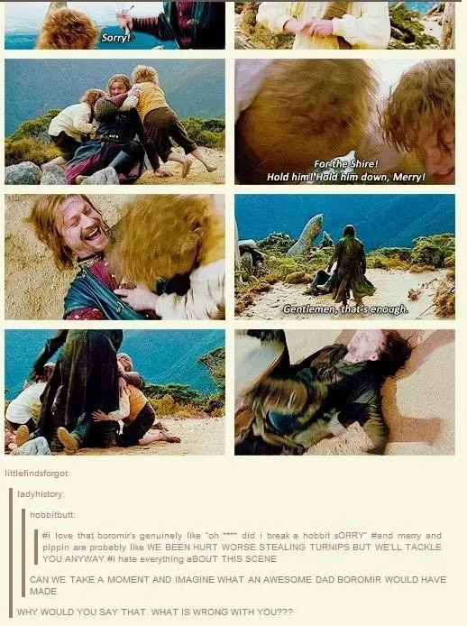 Boromir is perfect except for that one th(r)ing