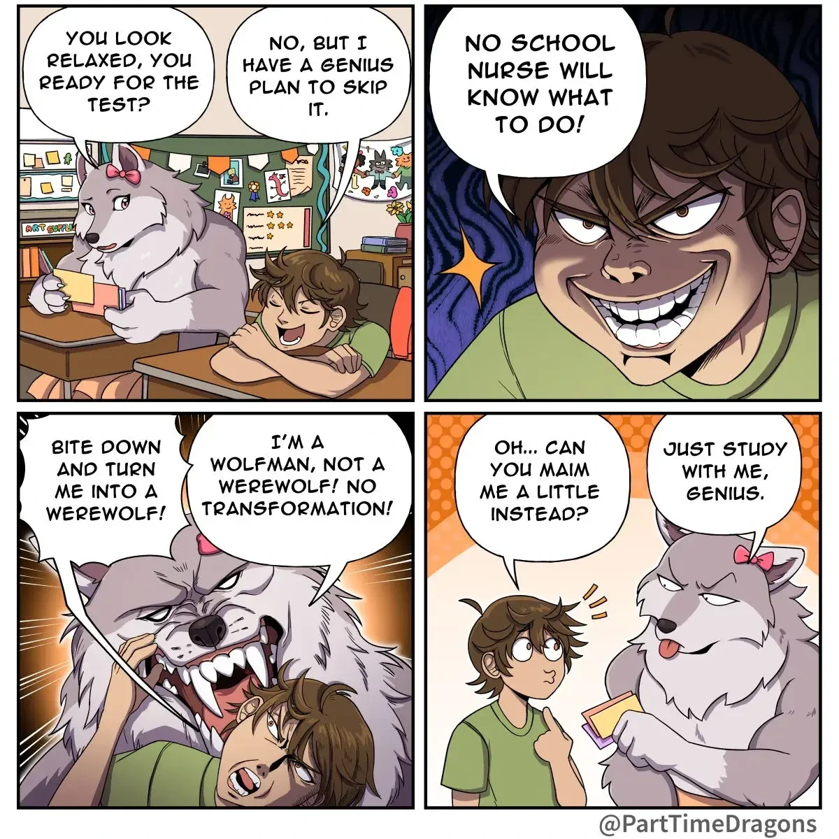How do you prepare for a test? [PartTimeDragons]