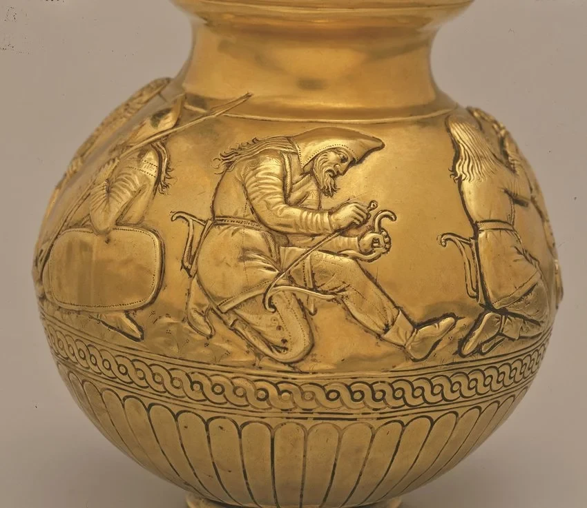 Electrum Scythian vase, Crimea, Ukraine, 4th century BCE