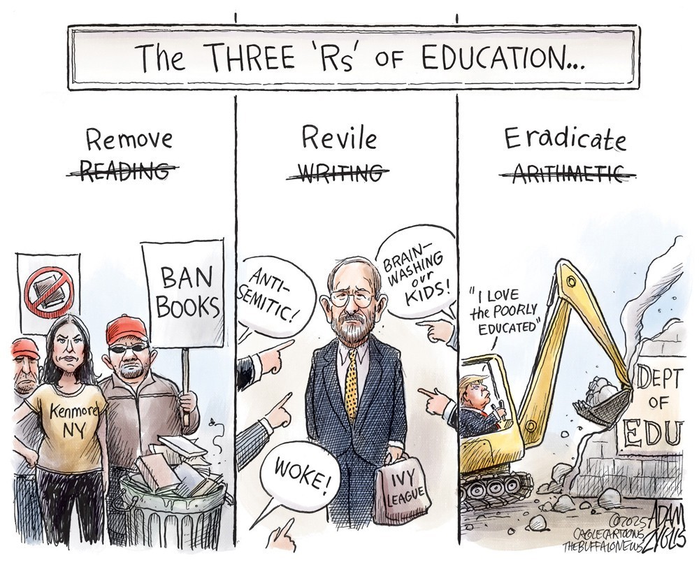 Tomorrow’s lines… Remove, Revile, Eradicate by Adam Zyglis