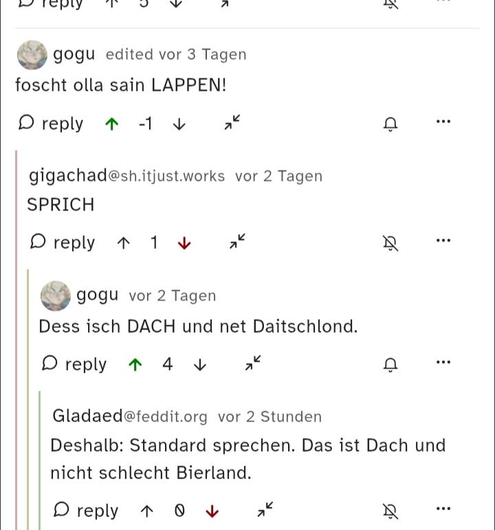 Insra nördlichen Frainde. Je früha "wir" aff Österreichisch umstelln, desto pessa sonst hört di Diskriminierung nia au...