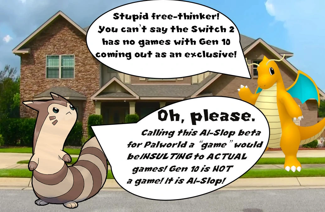 Furret beats Dragonite in an argument.