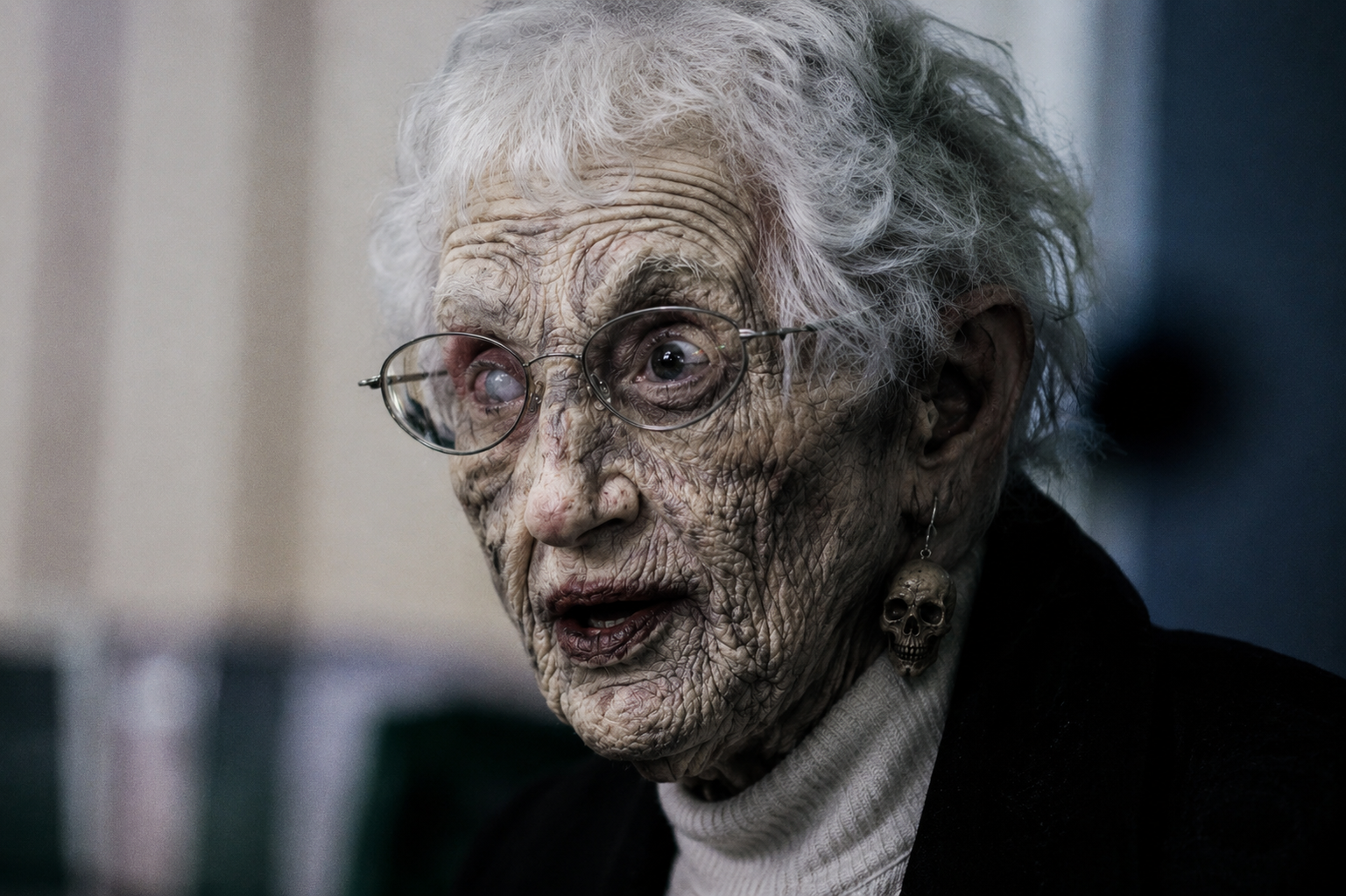 Her without all her makeup on 