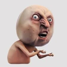 wrinkly human creature