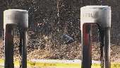 Investigators believe fire at Tesla charging station in Mass. was intentionally set