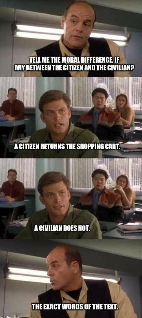 The shopping cart is the ultimate test of a good person