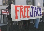 Community Members Rally to Support Jack Mazurek and Demand an End to Political Prosecutions of Cop City Opponents
