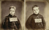 Vintage Mugshots of Victorian Child Offenders Jailed for Stealing Items for Christmas Day