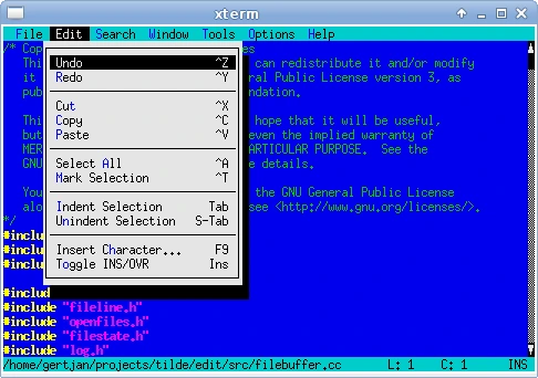 I'm sad because they removed Tilde from the official repositories in Trixie