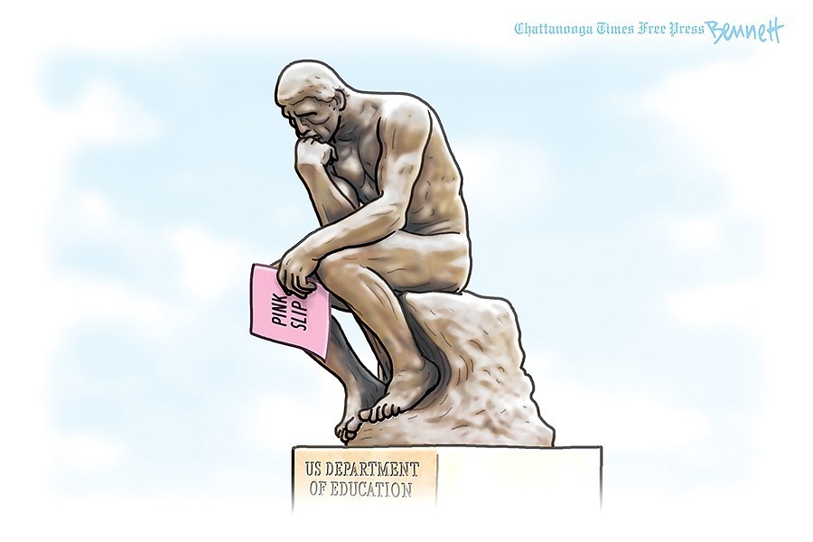 Department of Education by Clay Bennett 