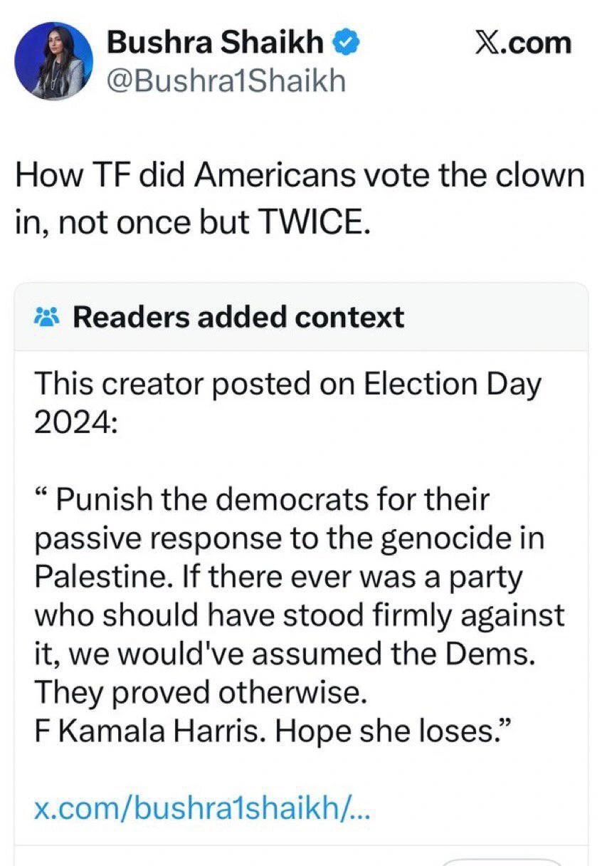 Punish the Democrats, she says