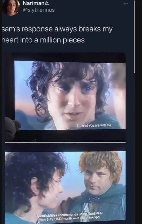 apparently he adlibbed it but the director liked it so much he kept it in