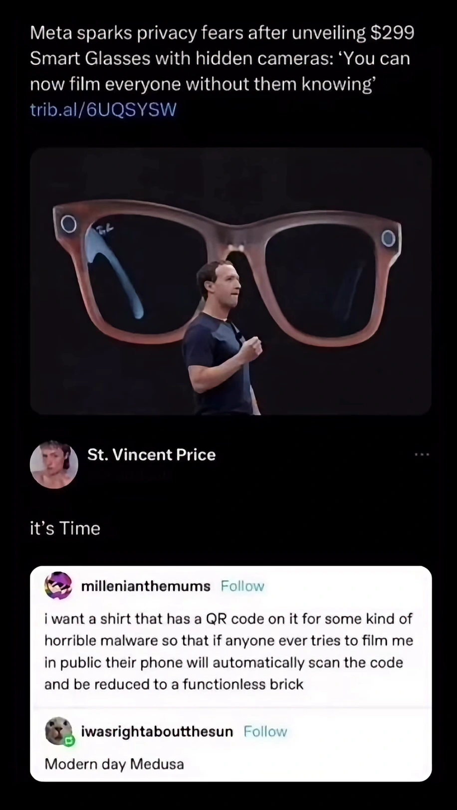 Dumb glasses