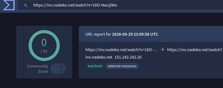 virustotal screenshot