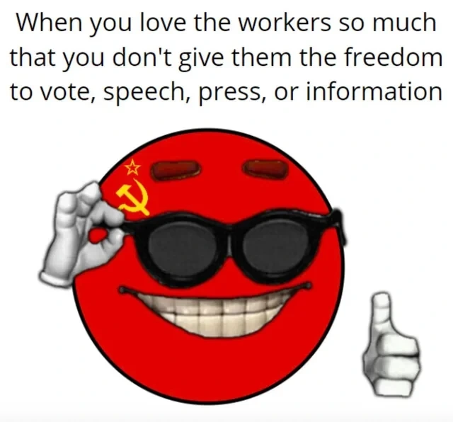 "Soviet elections were true workers' democracy!"