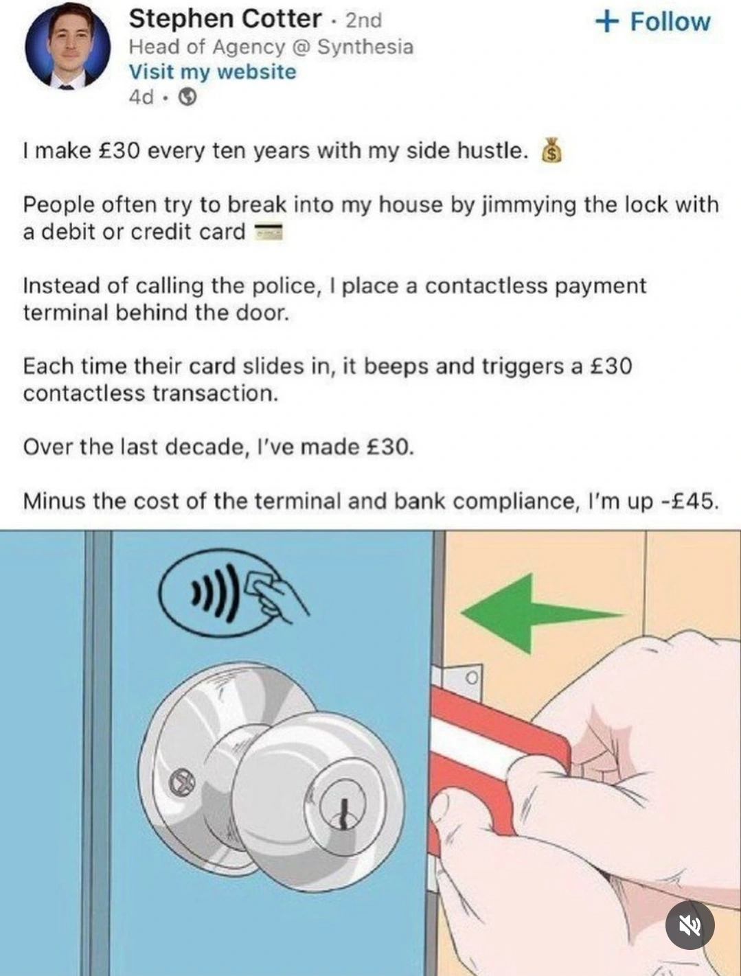 SPLT:  You can also put a chip reader on your pocket and casually bump into people.