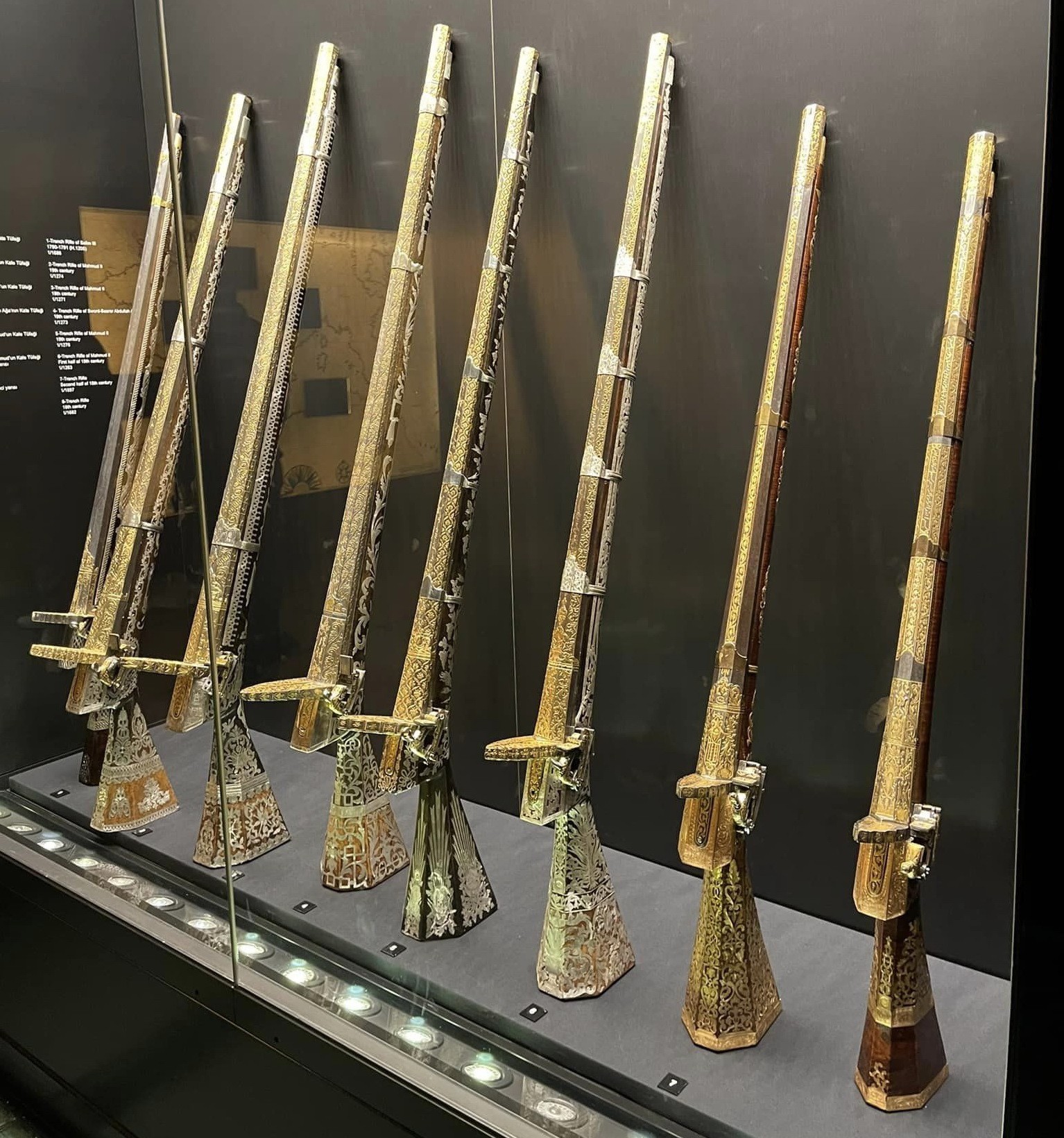 Ornate Ottoman flintlock muskets, 18th-19th centuries AD