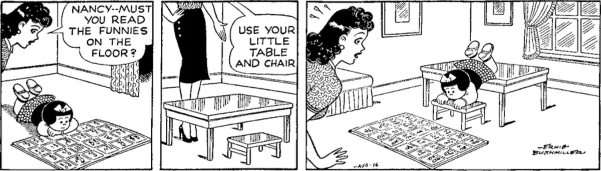 Must you read on the floor?