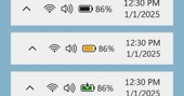 Windows 11 is getting colorful new battery icons that are easier to understand at a glance