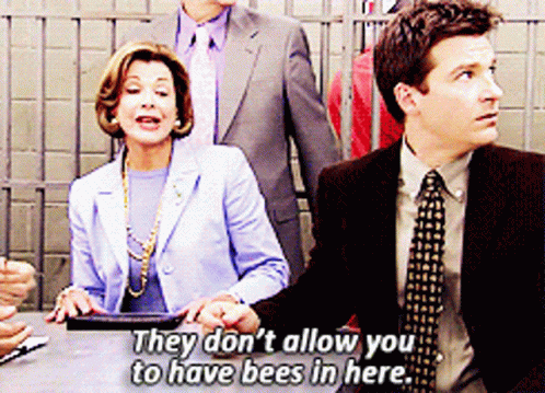 They don’t allow you to have bees in here