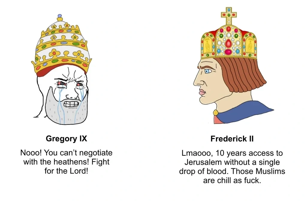 "This crusading business easy af, I don't know what those other losers are on about"