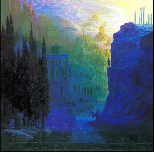 'Graveyard of Dreams' - Stanislaw Trojanski. Oil on canvas.