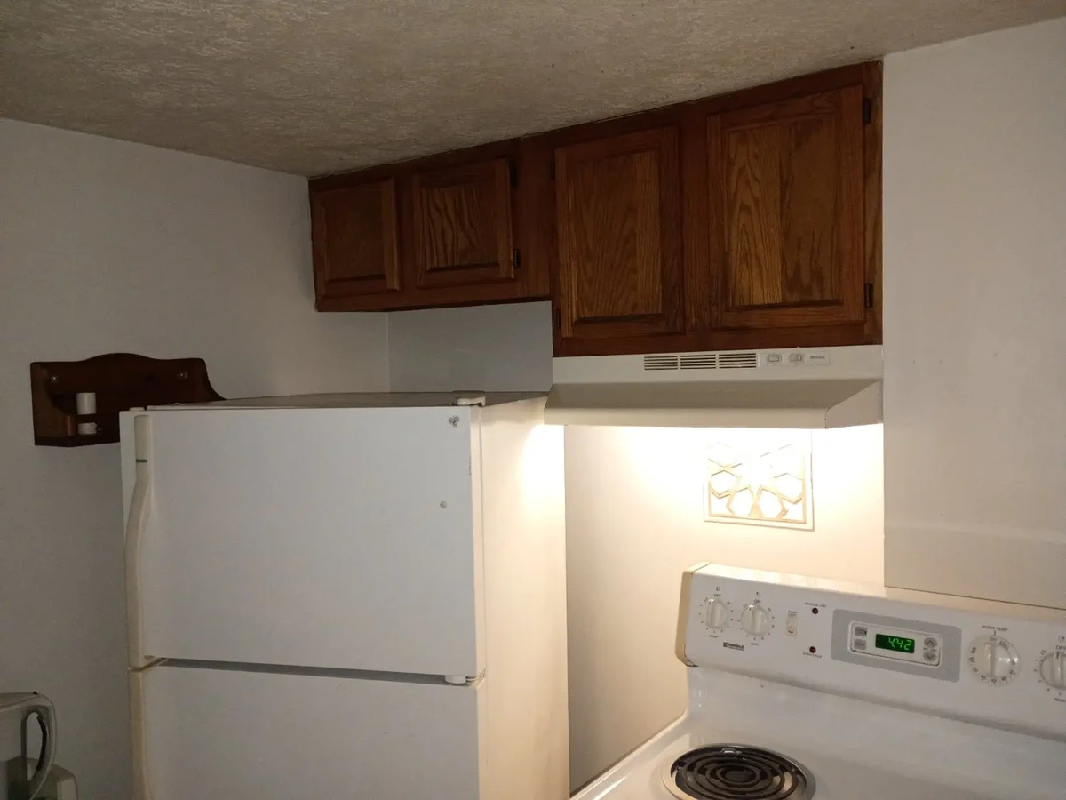 The person who mounted a spice rack into the fucking studs so a fridge won't fit there