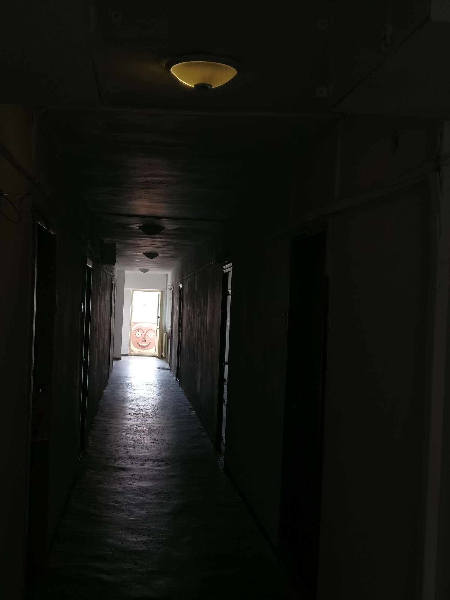 Since you enjoy hallways.. Here's a photo I took like 6-7 years ago in my old apartment building 