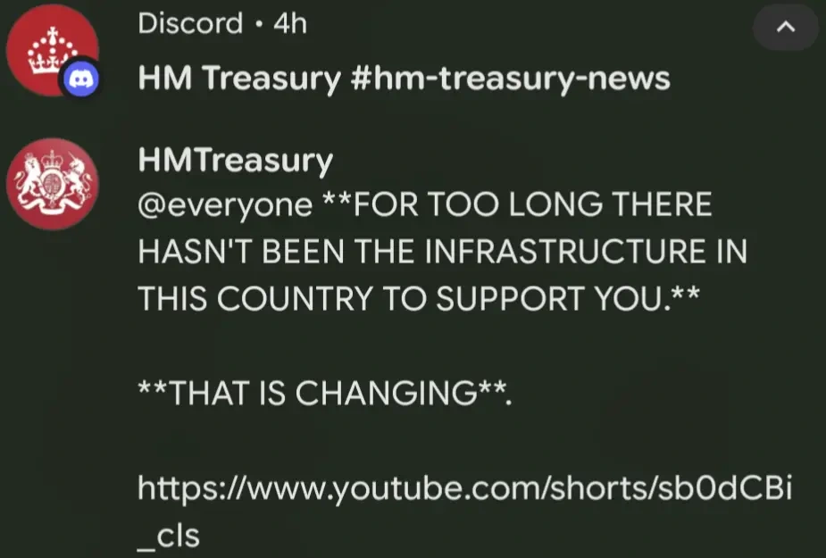 It's a bit ridiculous that our government would sooner use Discord than a federated social media alternative