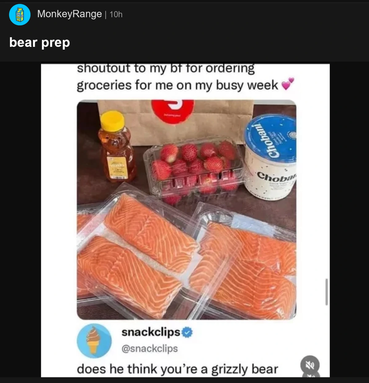 He took his picnic basket