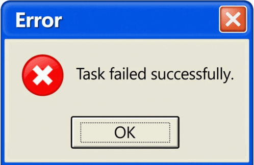 Task Failed Successfully image