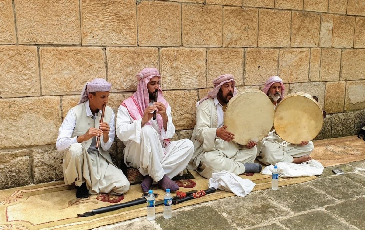 Yazidi musicians in Kurdistan, Iraq,