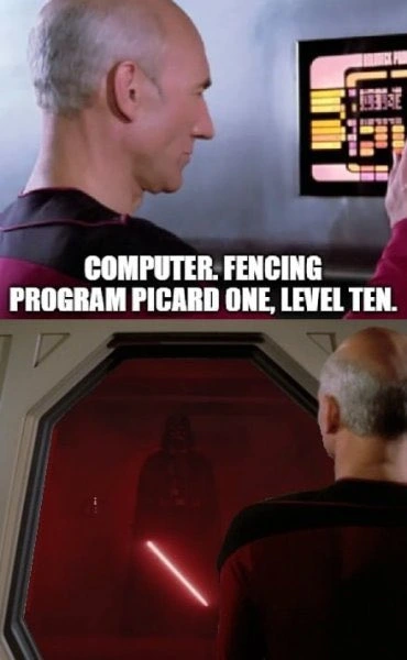 This is just Picard's warmup