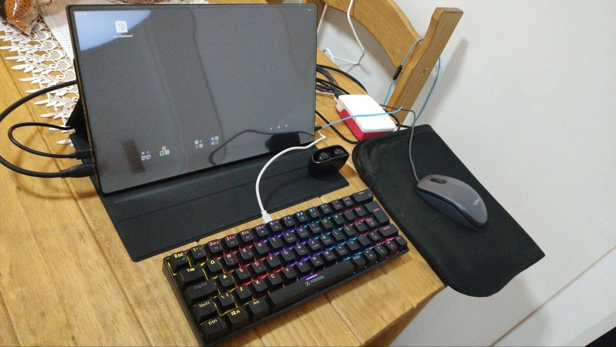 Follow-up: a Raspberry Pi setup can be spacious indeed