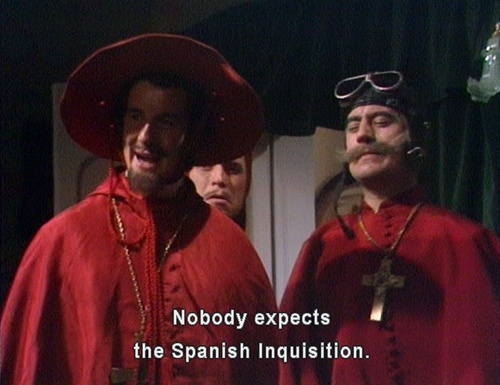 monty python nobody expects the spanish inquisition screenshot
