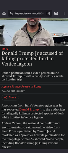 I'm rich and powerful so I can violate laws and brag about it on social media