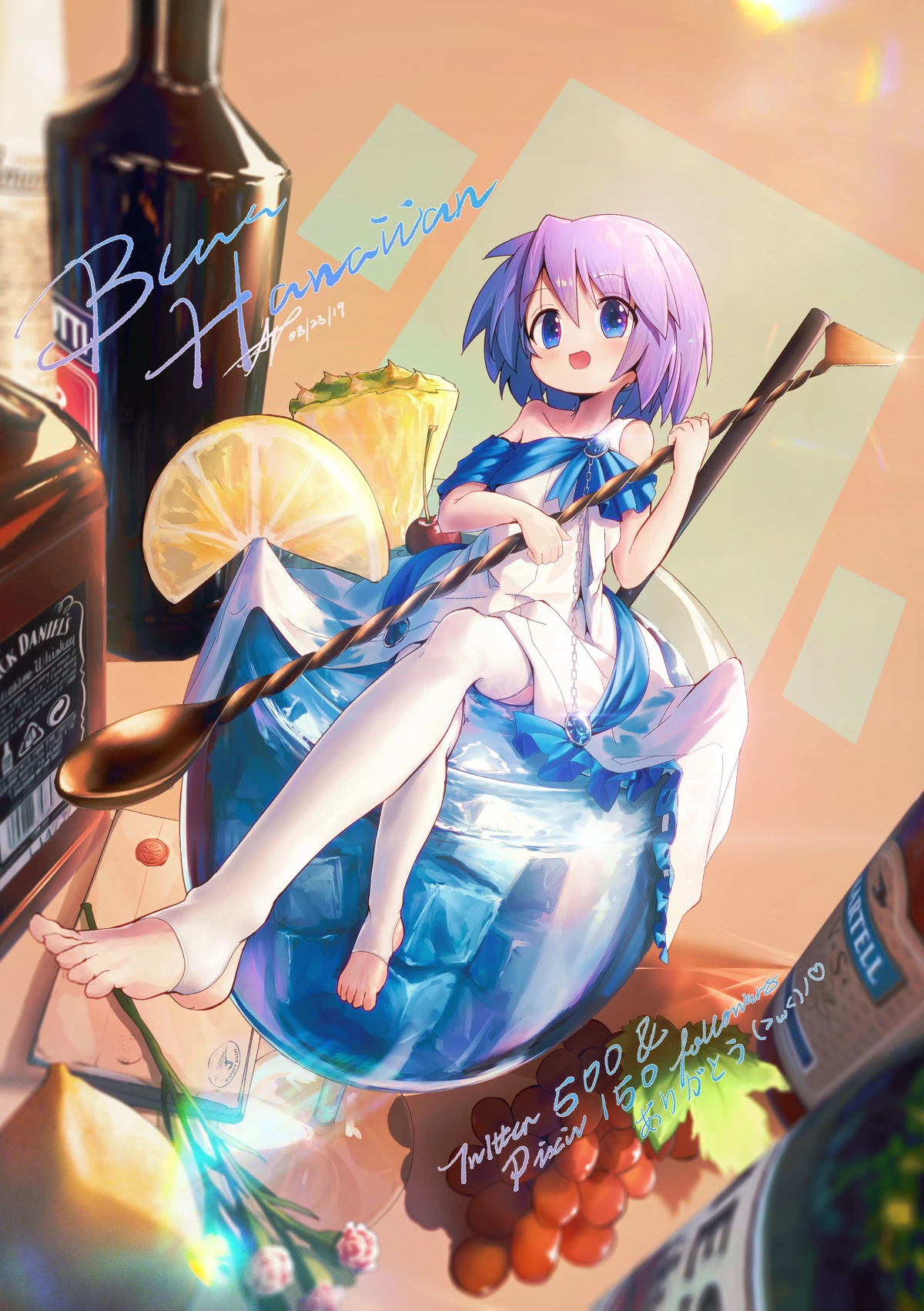 Blue Hawaiian Tsukasa (by Ap04astral)