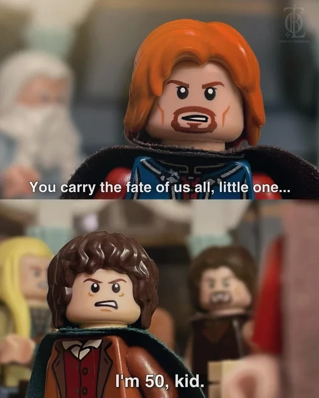 You carry the fate of us all, old man