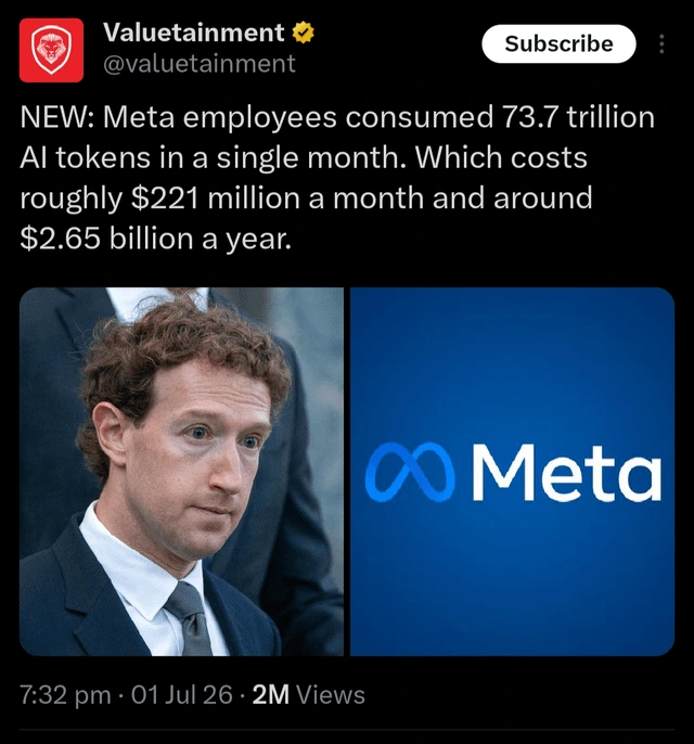 No real output. Lots of layoffs though
